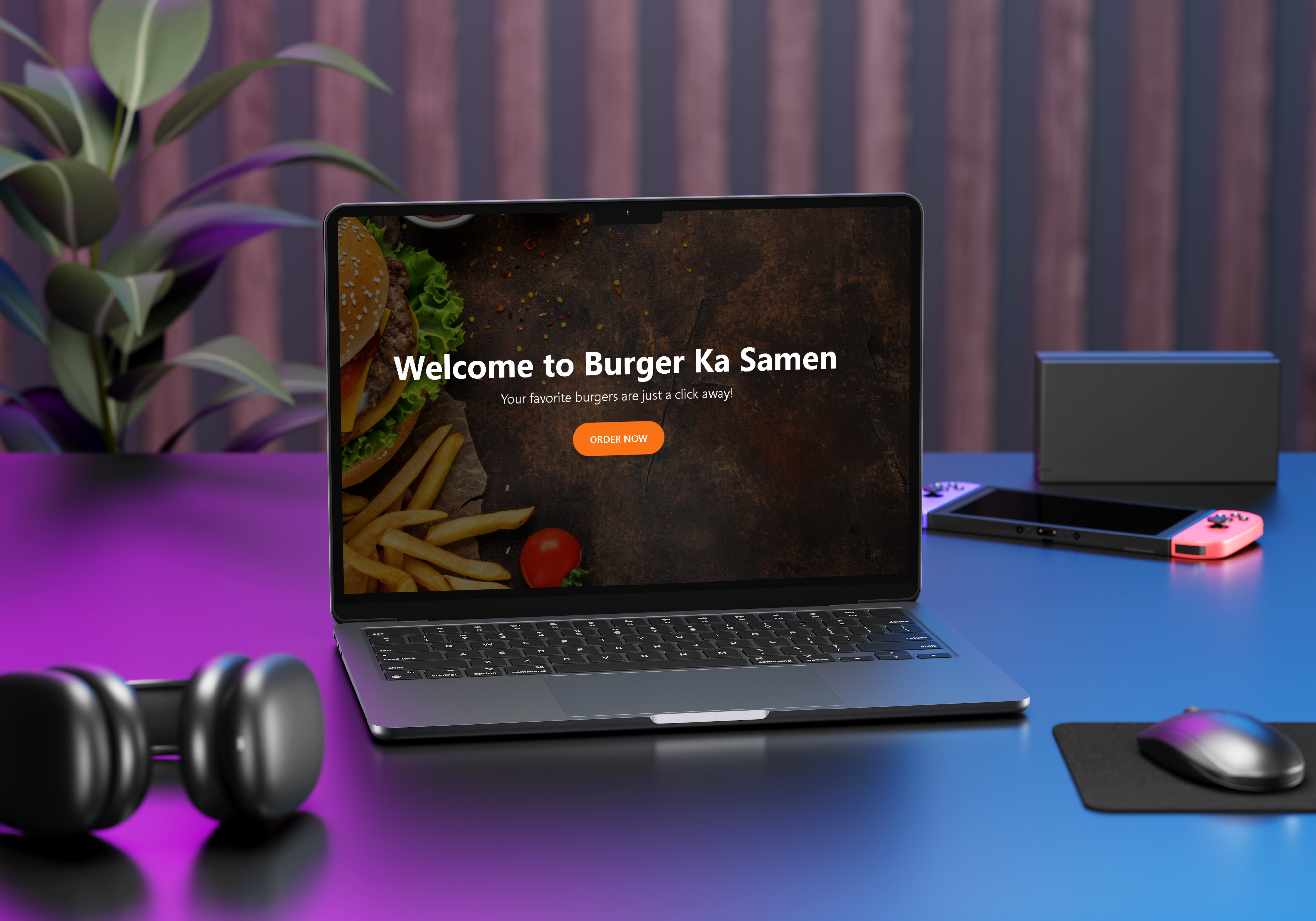 Burger Ka Samen Ordering System